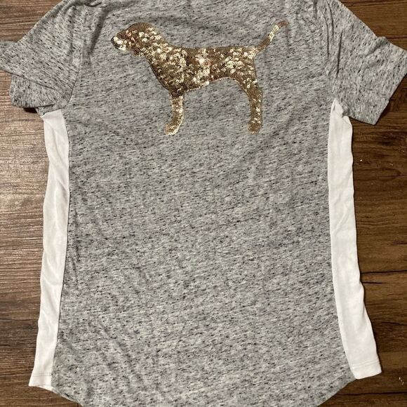 PINK VS BLING DOG TSHIRT / YOGA LEGGINGS OUTFIT SET S - Picture 2 of 10